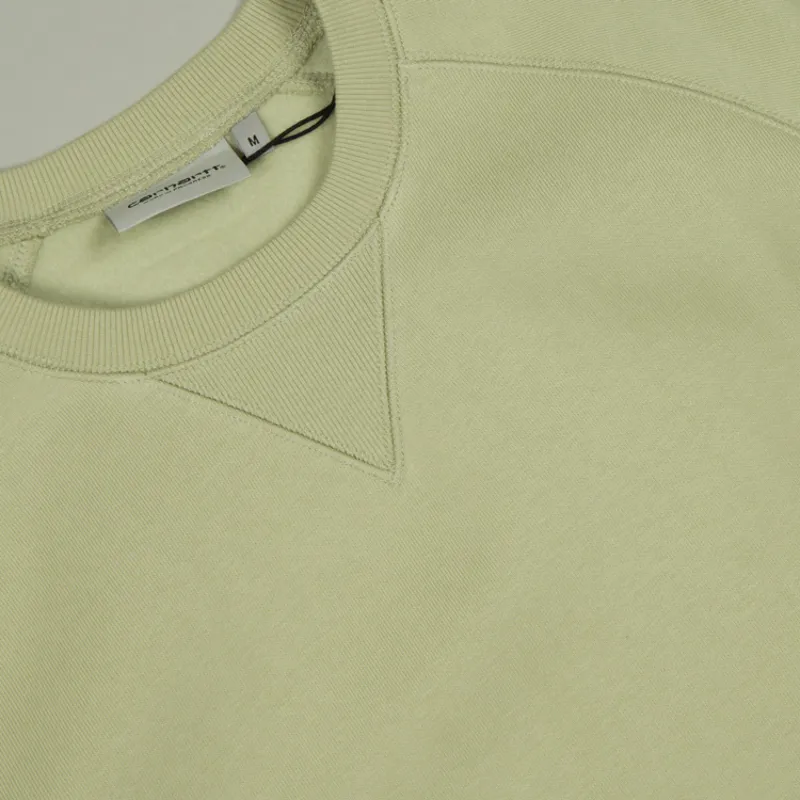 Carhartt WIP Chase Sweat - Agave/Gold-1